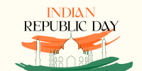 Celebrate Indian Republic Day Twitter Post Design