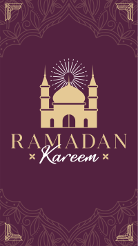 Blessed Ramadan Facebook story Image Preview