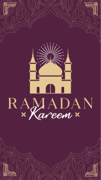 Blessed Ramadan Facebook Story Image Preview