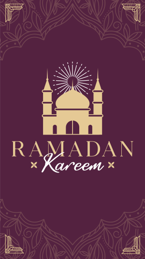 Blessed Ramadan Facebook story Image Preview