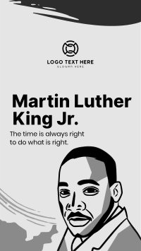 Martin Luther Portrait Instagram story Image Preview