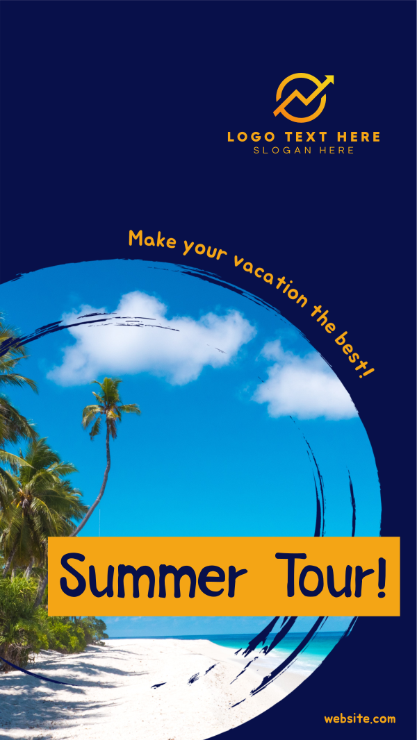 Summer Tour Instagram Story Design Image Preview