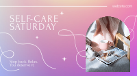 Luxurious Self Care Saturday Facebook Event Cover Design
