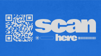 Bold Minimalistic Scan Here Animation Preview