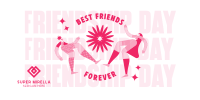 Best friends forever Twitter Post Design