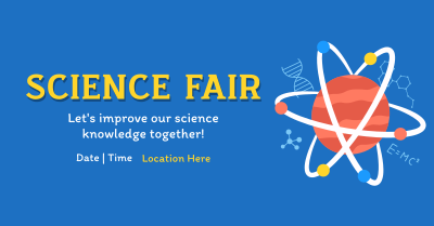 Science Fair Event Facebook ad Image Preview