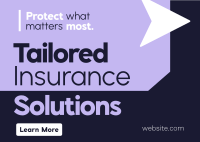 Corporate Insurance Solutions Postcard Image Preview