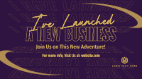 Modern Launch Business Facebook Event Cover Preview