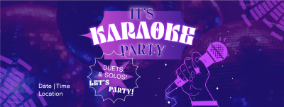 Karaoke Party Nights Facebook cover Image Preview