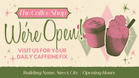 Midcentury Modern Coffee Shop Animation Preview