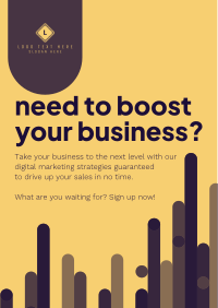 Business Booster Course Flyer Image Preview
