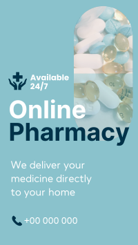 Modern Online Pharmacy Facebook Story Design