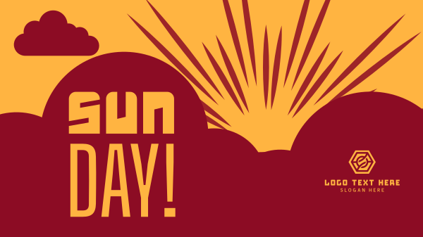 Sunday Sun Day Facebook Event Cover Design Image Preview