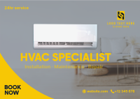 HVAC Specialist Postcard Image Preview