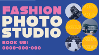 Retro Fashion Photographer Facebook event cover Image Preview
