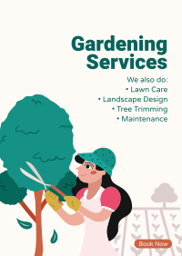 Outdoor Gardening Services Flyer Image Preview