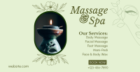 Spa Available Services Facebook ad Image Preview