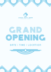 Art Deco Grand Opening Flyer Image Preview