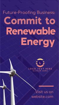 Commit to Renewable Energy TikTok Video Preview