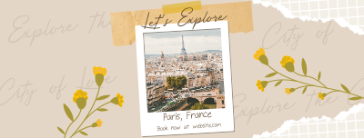Explore City of Love Facebook cover Image Preview