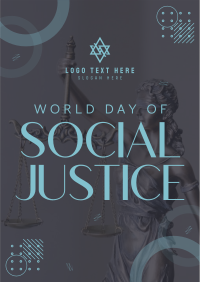Social Justice Day Poster Image Preview