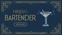 Art Deco Bartending Animation Preview