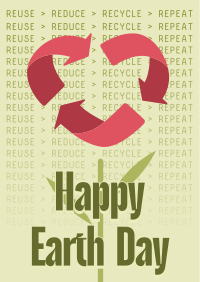 Earth Day Recycle Poster Image Preview