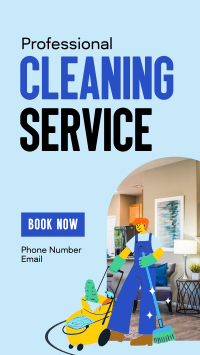 House Cleaner Facebook Story Design