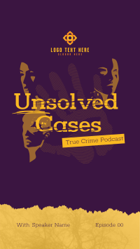 Unsolved Crime Podcast Instagram story Image Preview