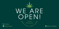 Cannabis Shop Twitter post Image Preview