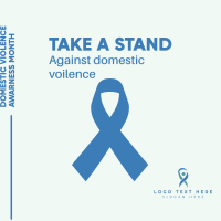 Take A Stand Against Violence Instagram Post Design