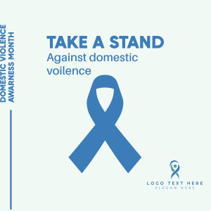 Take A Stand Against Violence Instagram post Image Preview