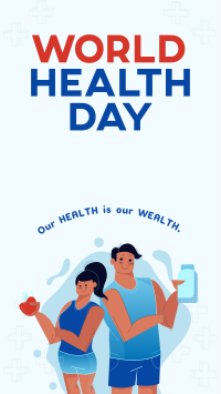 Healthy People Celebrates World Health Day TikTok video Image Preview