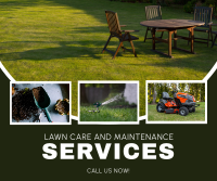 Lawn Care Services Collage Facebook post Image Preview