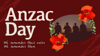 Rustic Anzac Day Animation Image Preview