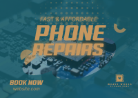 Fastest Phone Repair Postcard Image Preview