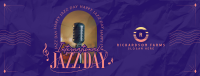 Elegant Jazz Day Facebook Cover Image Preview