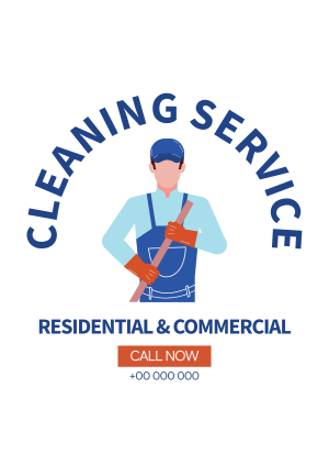 Janitorial Service Poster Image Preview