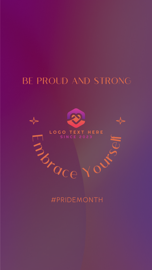 Be Proud. Be Visible Instagram Story Design Image Preview