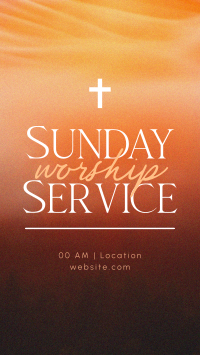 Blessed Sunday Service Instagram reel Image Preview