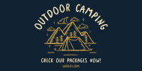 Rustic Camping Twitter Post Image Preview