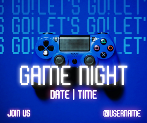 Game Night Console Facebook post Image Preview