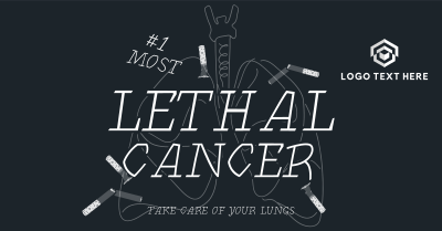 Lethal Lung Cancer Facebook ad Image Preview