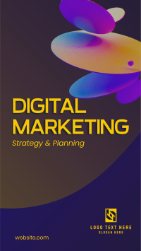 Digital Marketing Plan Facebook story Image Preview