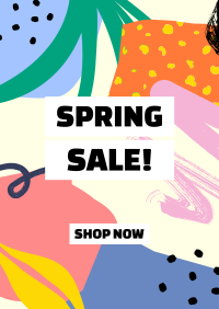 Fun Spring Sale Poster Design