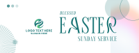 Easter Sunday Service Facebook cover Image Preview
