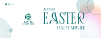 Easter Sunday Service Facebook Cover Image Preview