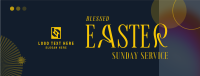 Easter Sunday Service Facebook cover Image Preview