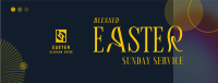 Easter Sunday Service Facebook Cover Image Preview