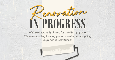 Renovation In Progress Facebook ad Image Preview